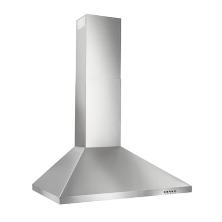 Broan-Nutone 30-in. Chimney Range Hood with 380 CFM, LED Lighting, and Dishwasher-Safe Filter BW5030SSL